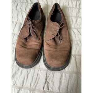 Ecco‎ Brown Leather Oxfords Dress Shoes Comfort Walking Casual Size 45 (10.5)